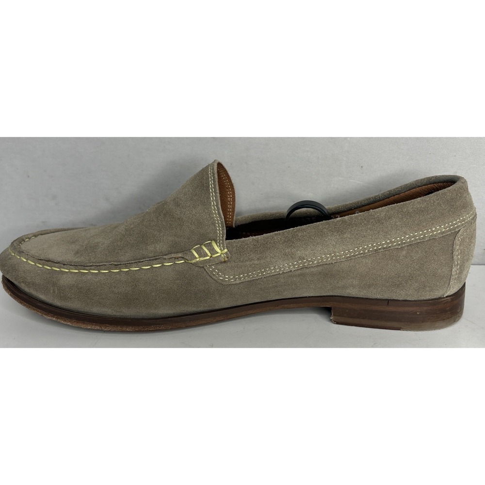 Donald J Pliner Nate Sand Suede Loafers Men's Size 9 Made In Italy Slip On - Picture 5 of 11